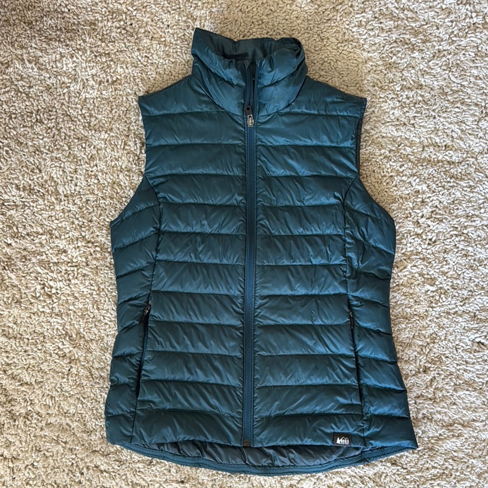 REI Teal Puffer Vest